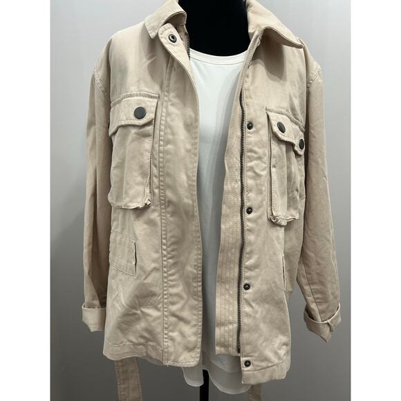 Banana Republic Utility Belted Jacket Women’s Small - Picture 2 of 9